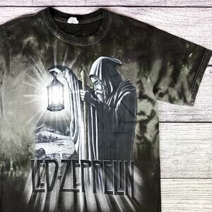 2009 Led Zeppelin All Over Print Graphic band T-shirt